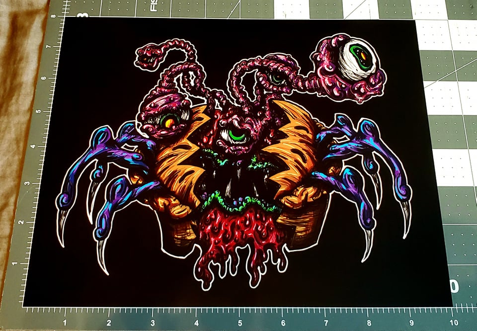 Eye Messiah from The Midnight Gospel Print (Pie Messiah) (The Thing)