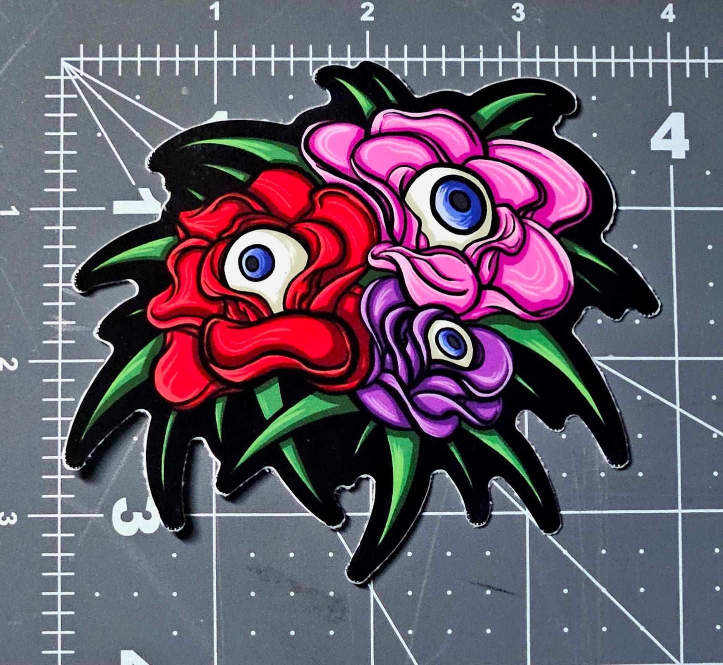 Eye Roses Sticker