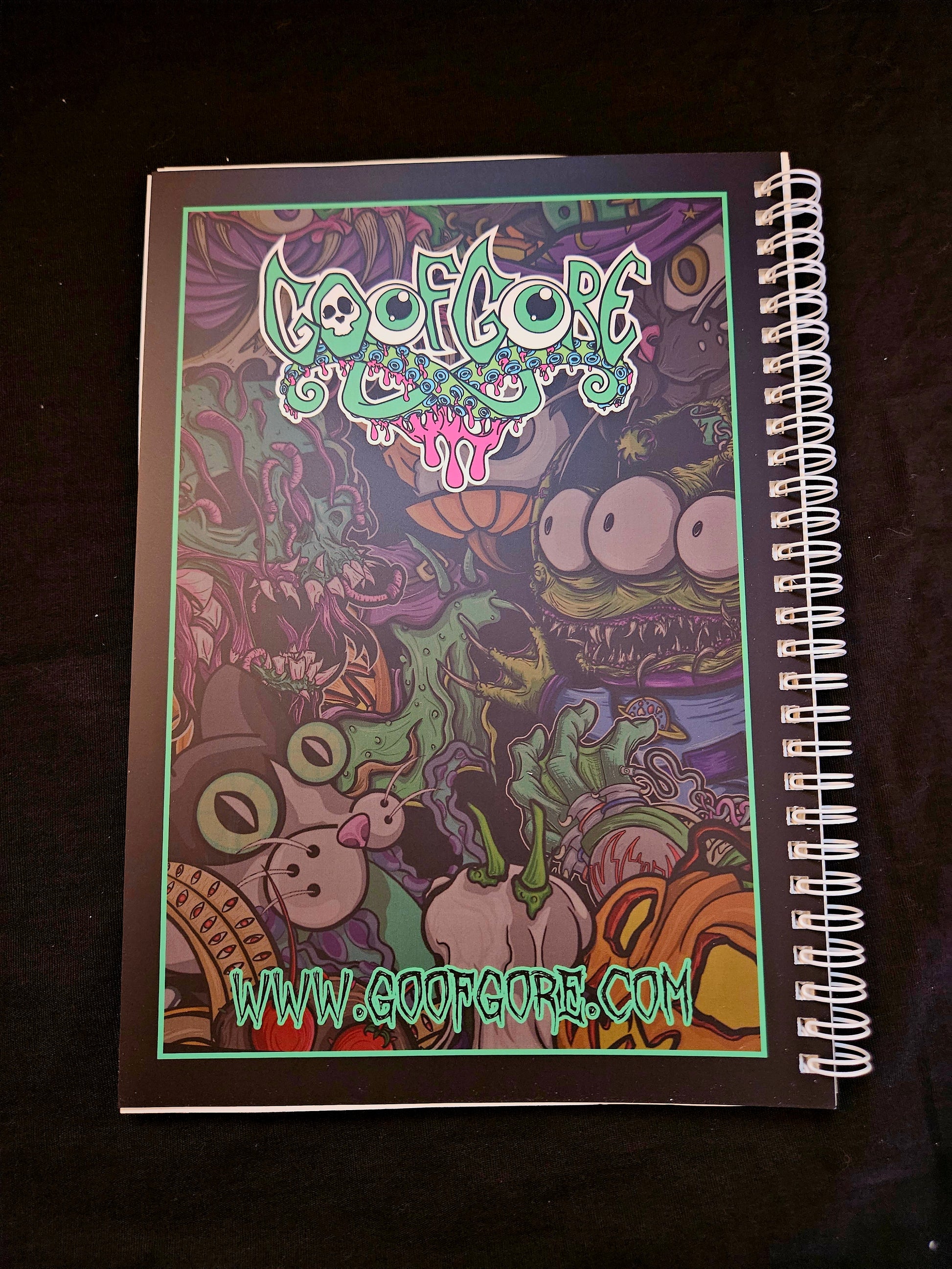 GoofGore Reusable Sticker Book Large Back