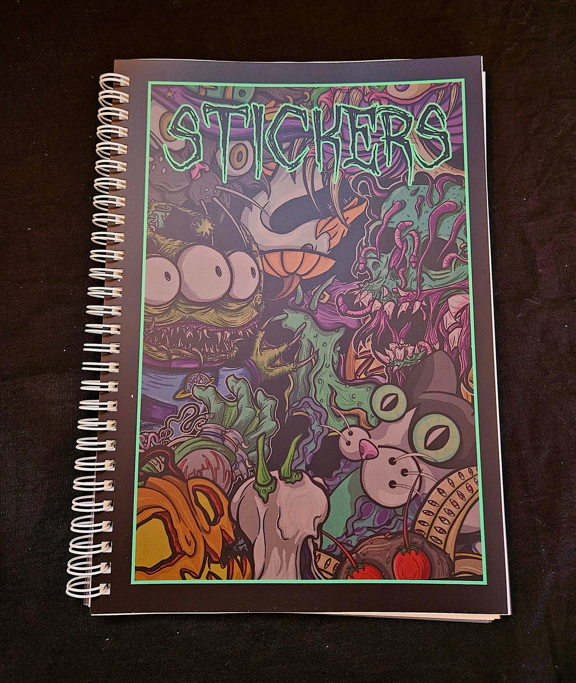 GoofGore Reusable Sticker Book Large Front