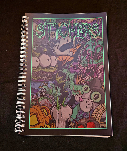 GoofGore Reusable Sticker Book Large Front