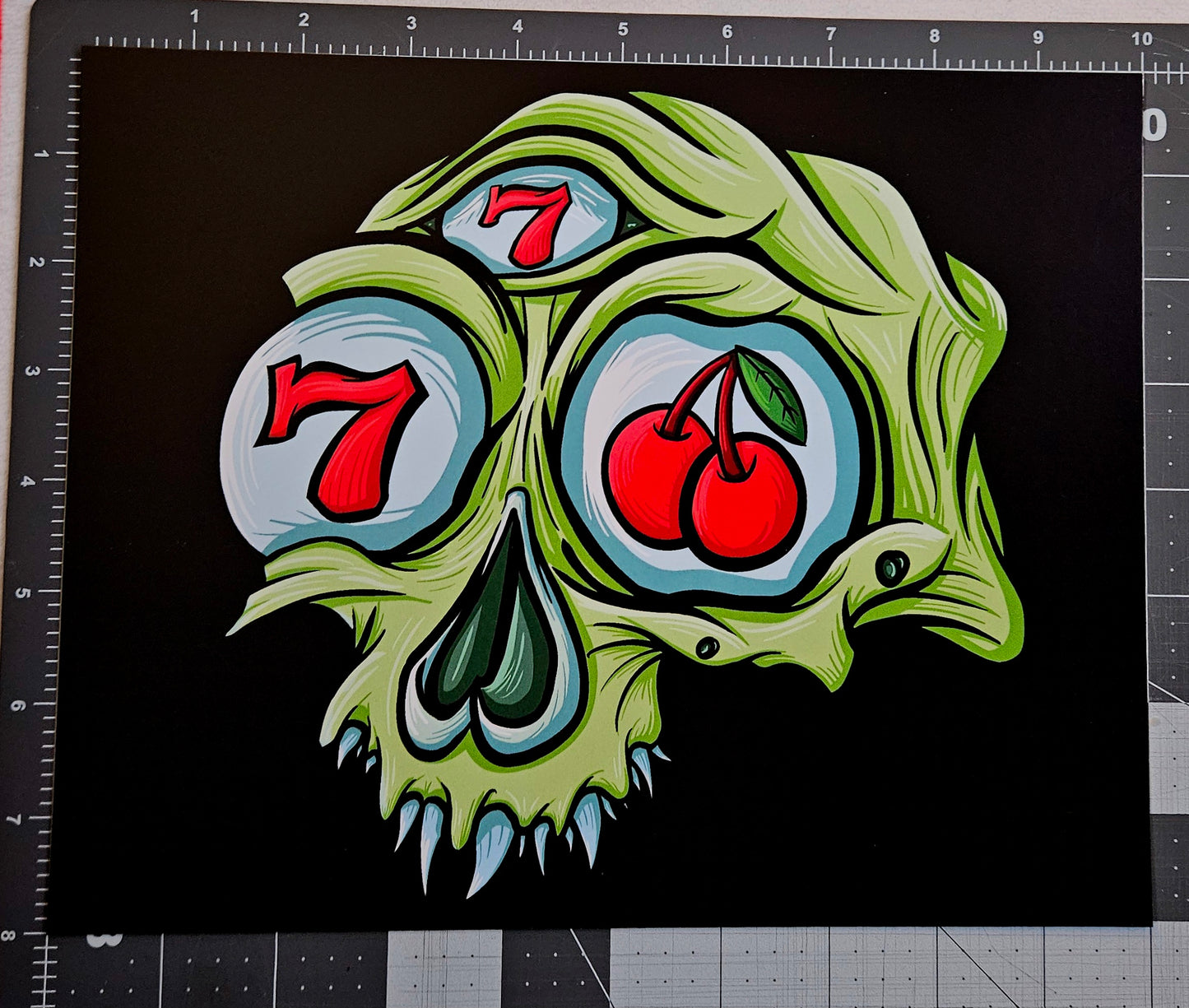 Jackpot Skull Print