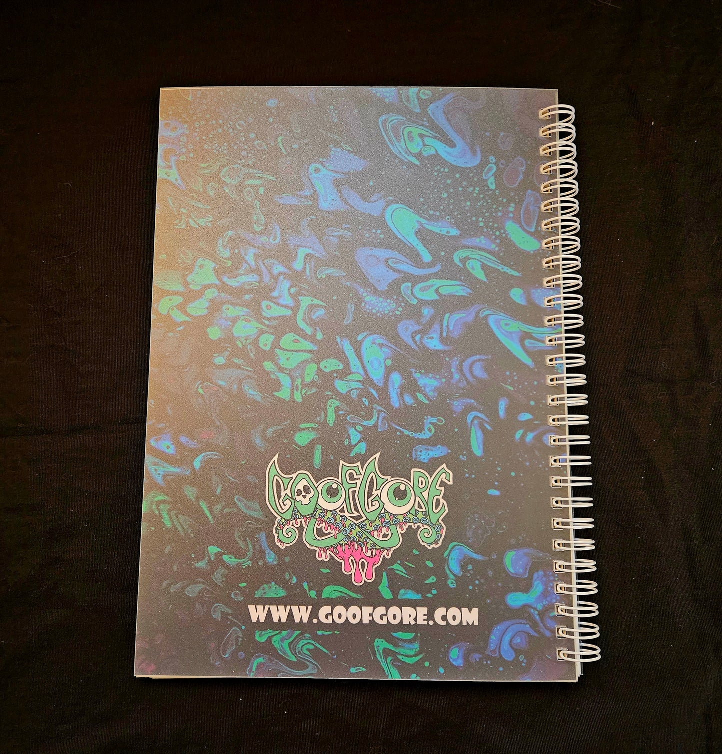 Blue Abstract Reusable Sticker Book