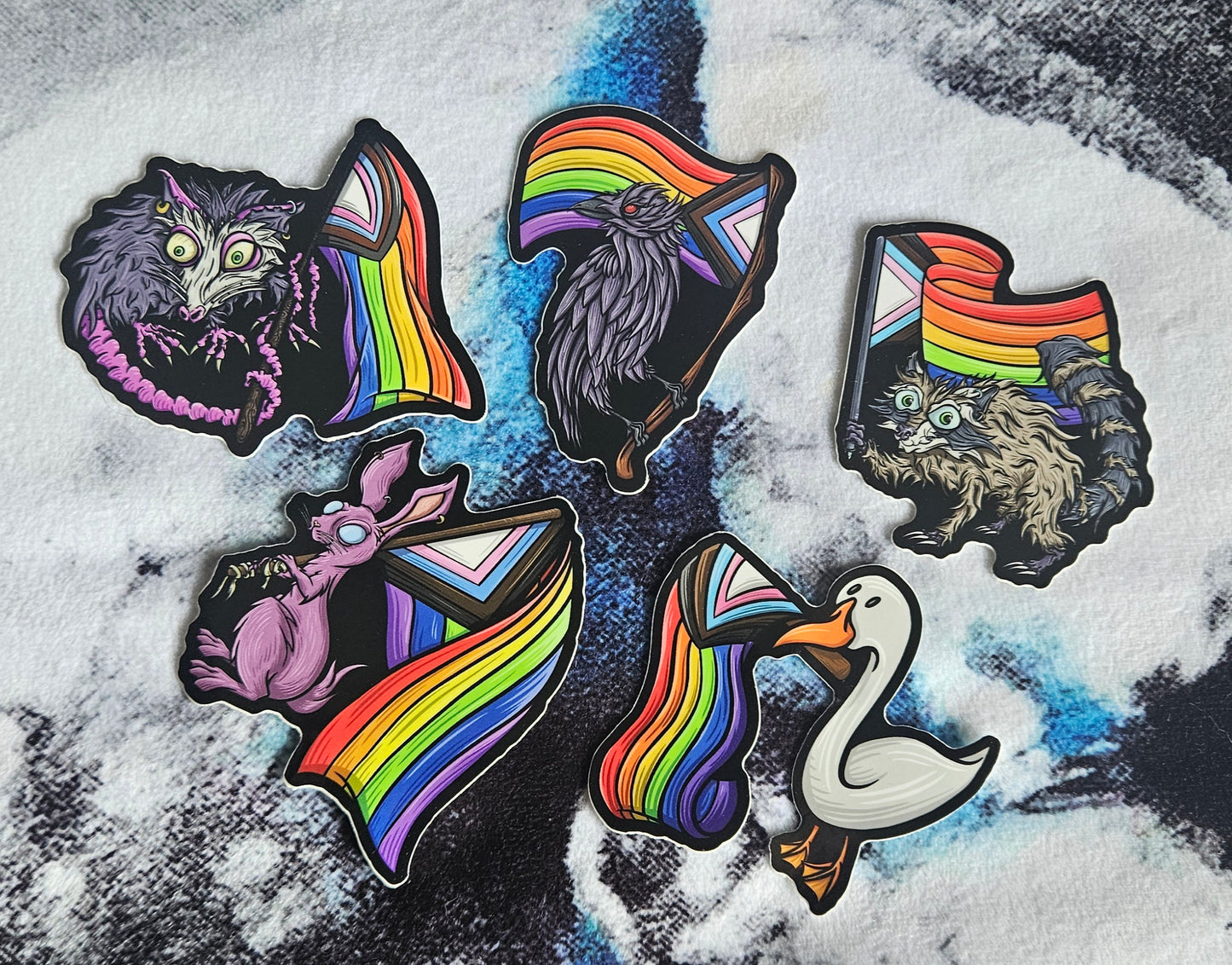 Pride Opossum Sticker