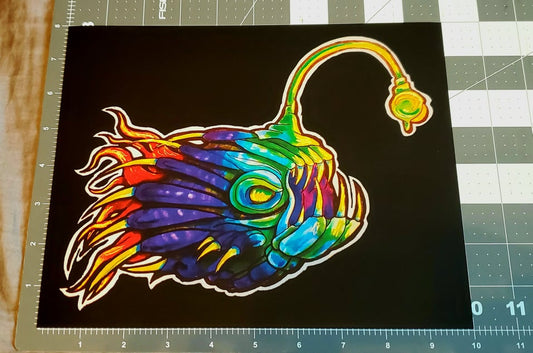 Rainbow Anglerfish Print (Outer Wilds)