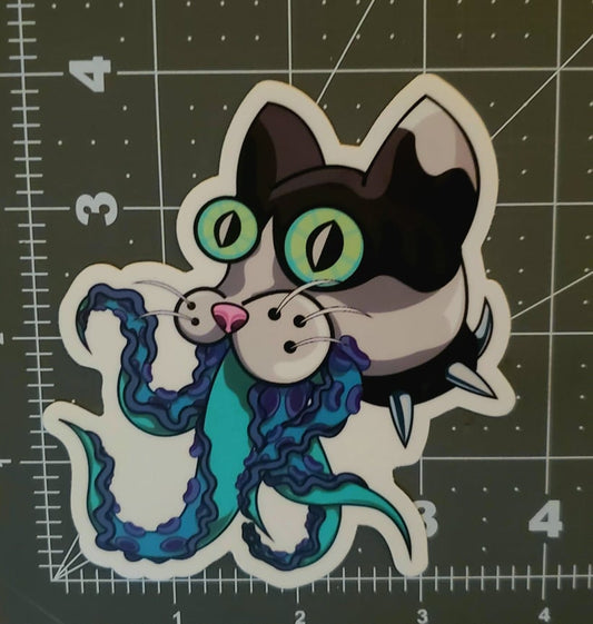 Cthulhu Cat Sticker