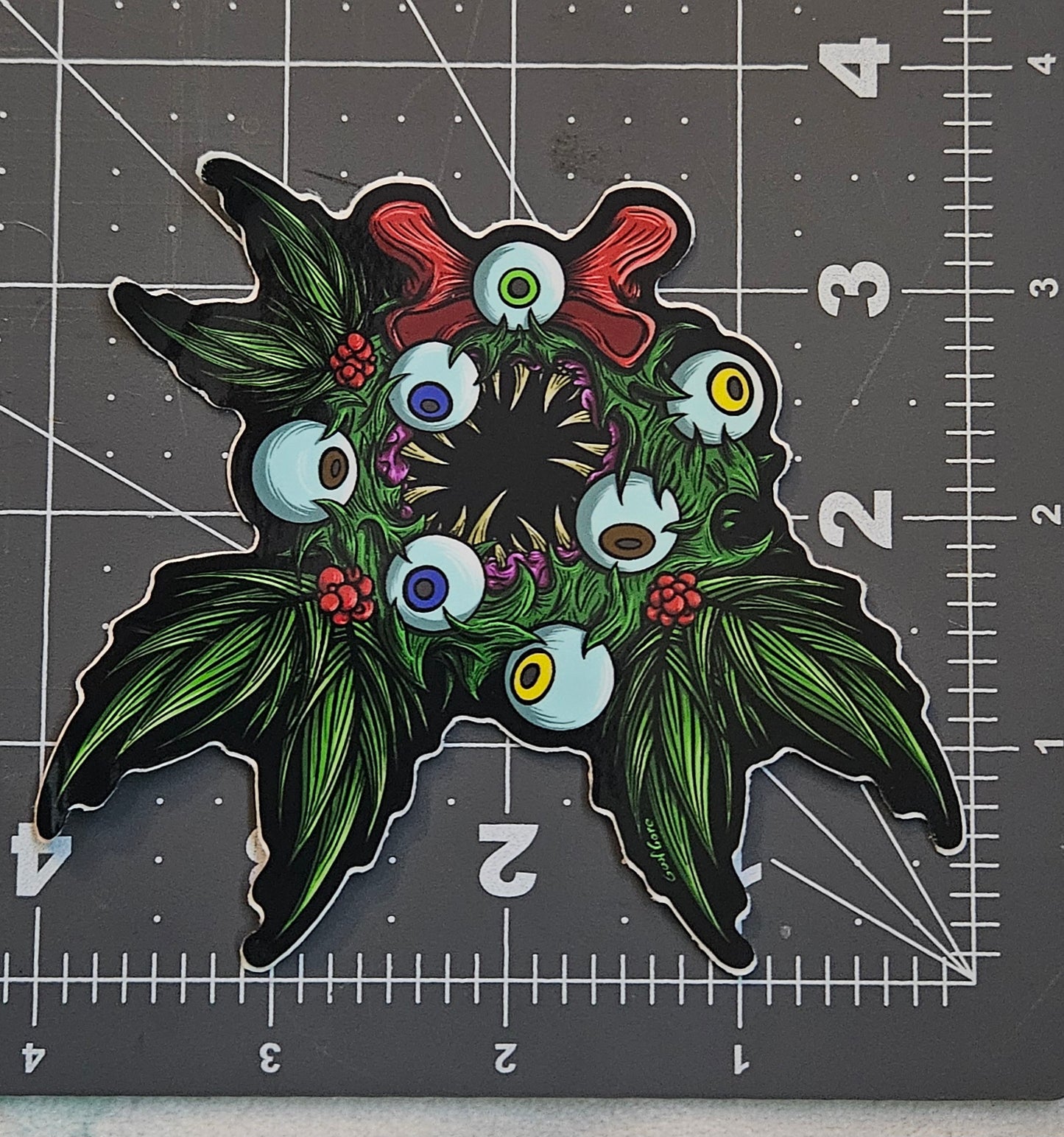 Horror Wreath Sticker