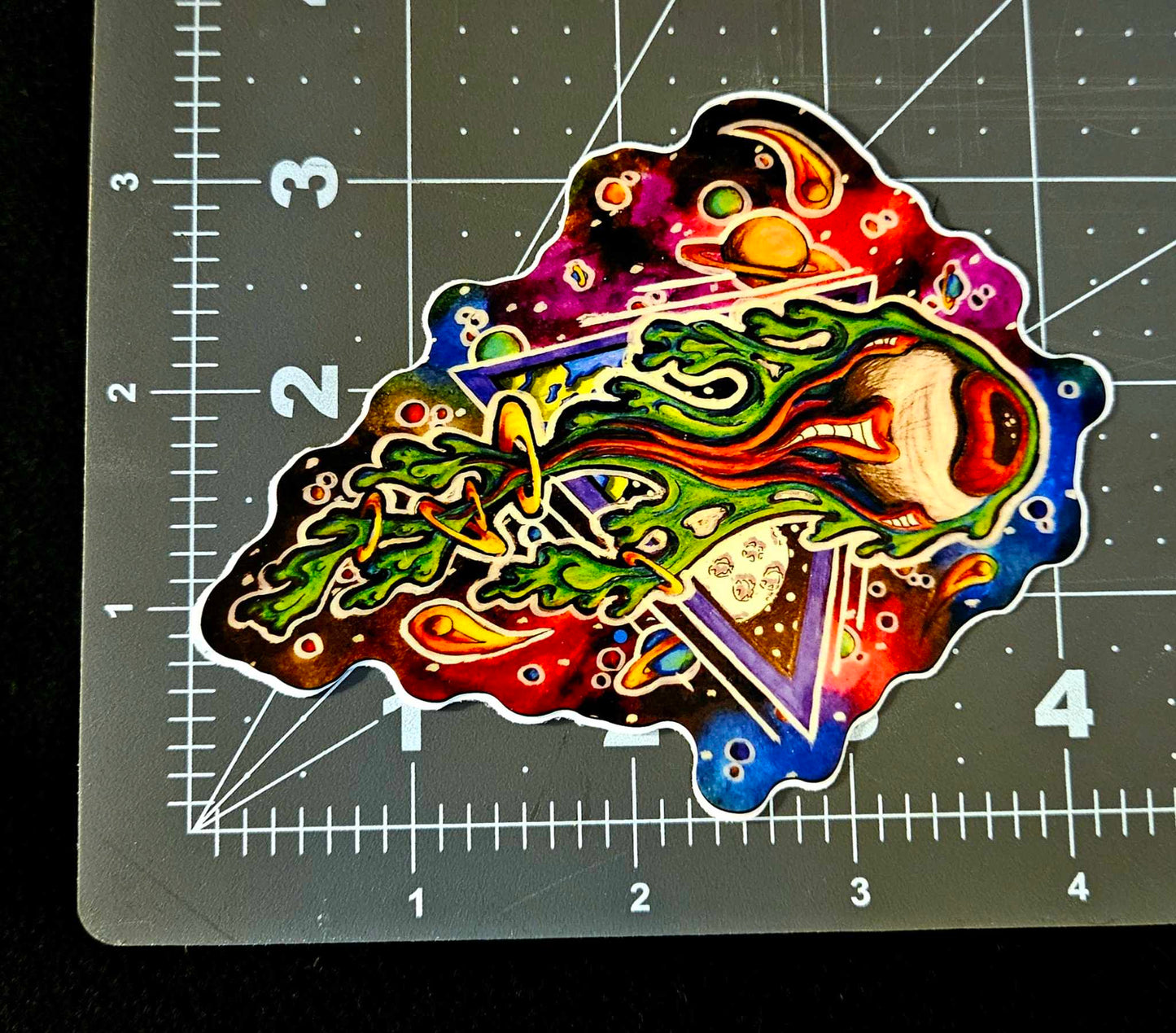 Eye Comet Space Sticker