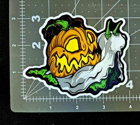 Halloween Ghost Snail Sticker