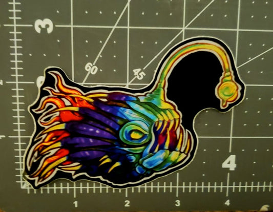Rainbow Anglerfish Sticker (Outer Wilds)