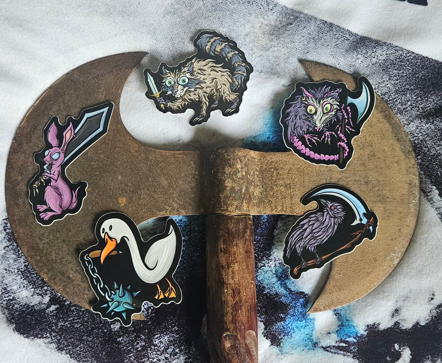 Animals With Weapons 5 Sticker Pack