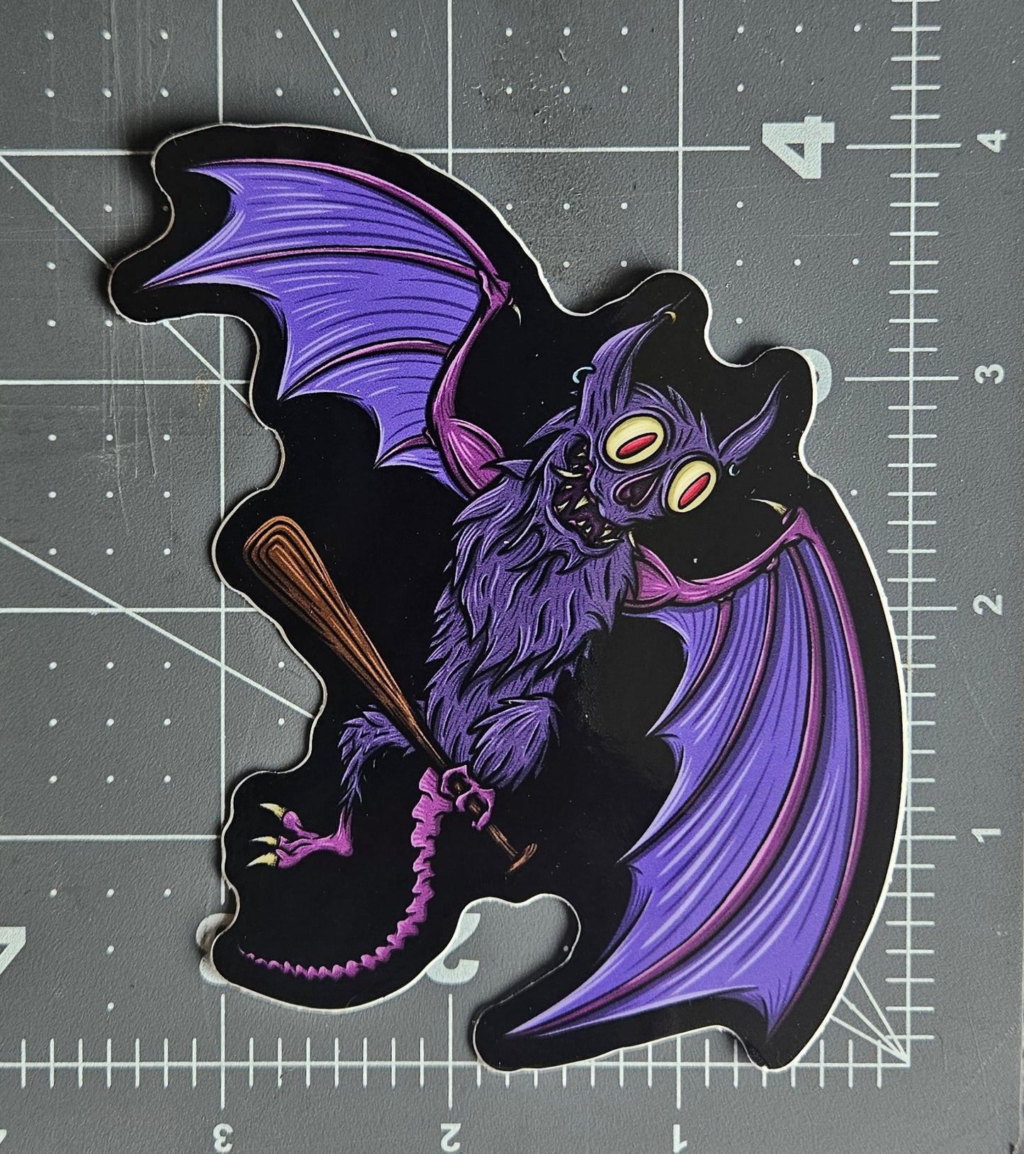Bat With A Bat Sticker