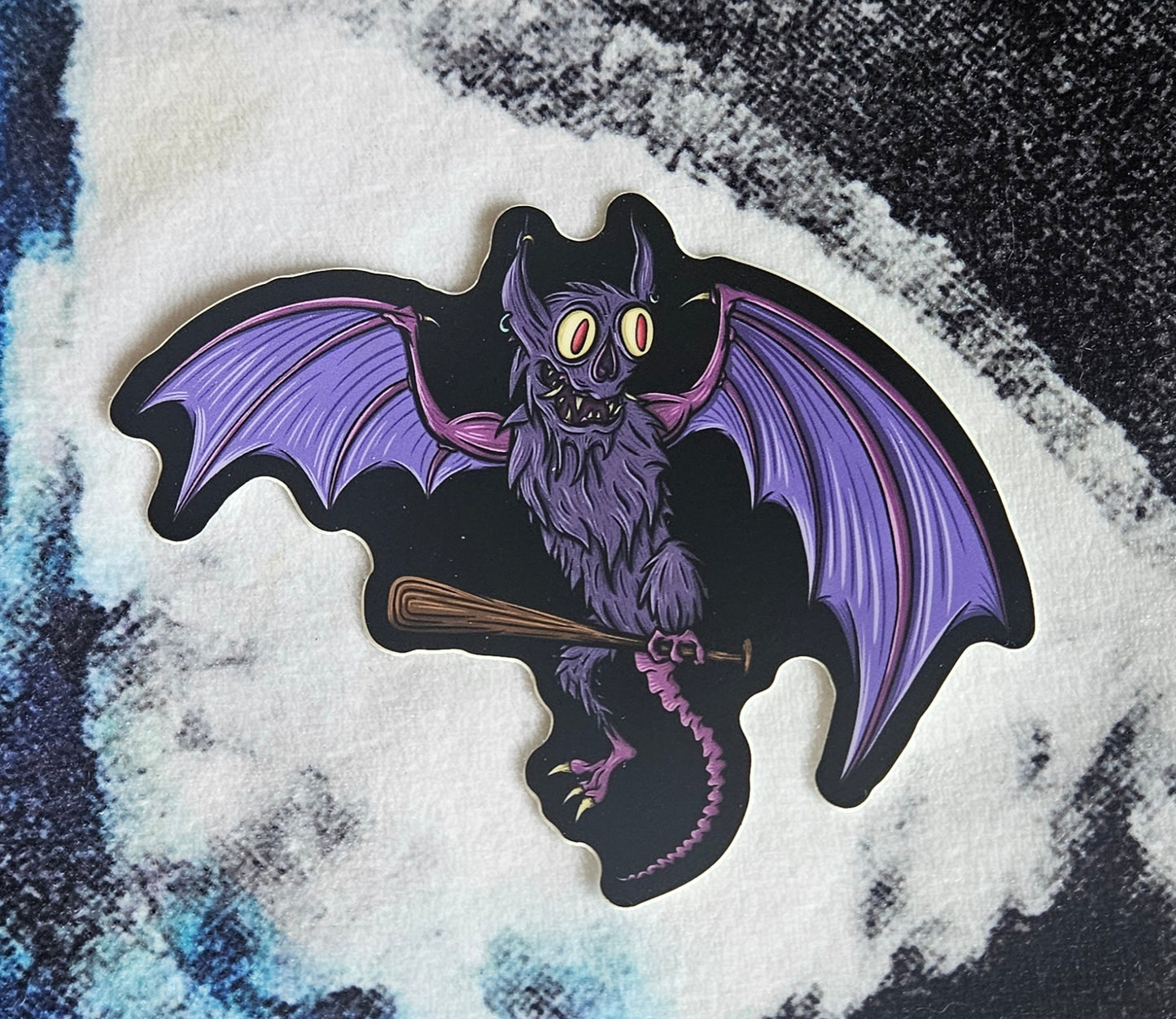 Bat With A Bat Sticker