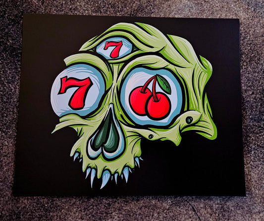 Jackpot Skull Print