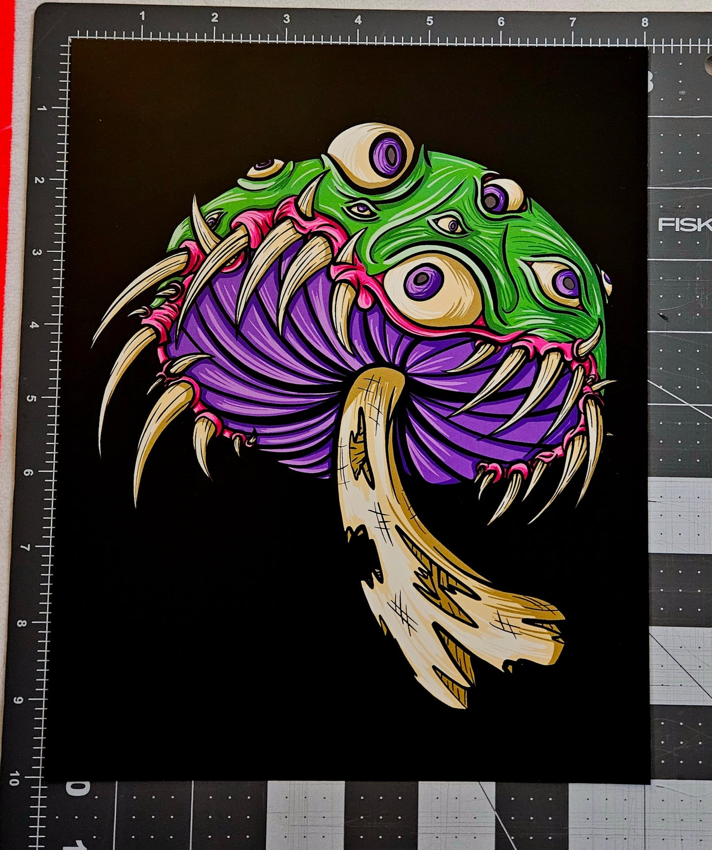 Eyeball Mushroom Print