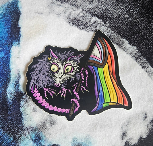 Pride Opossum Sticker