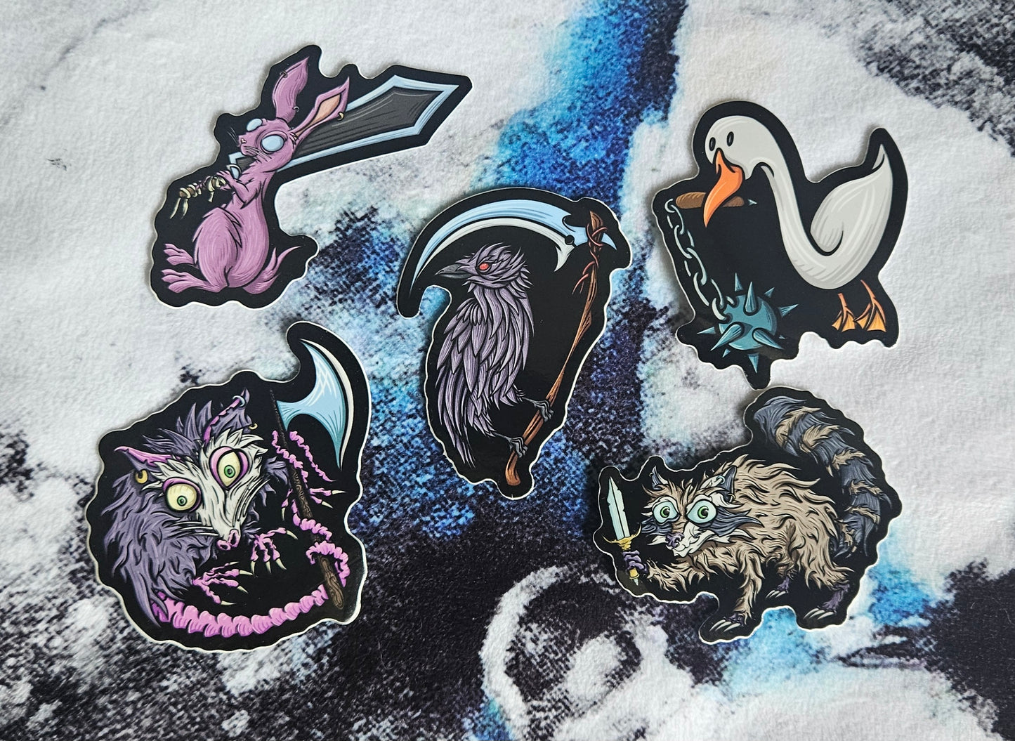 Animals With Weapons 5 Sticker Pack