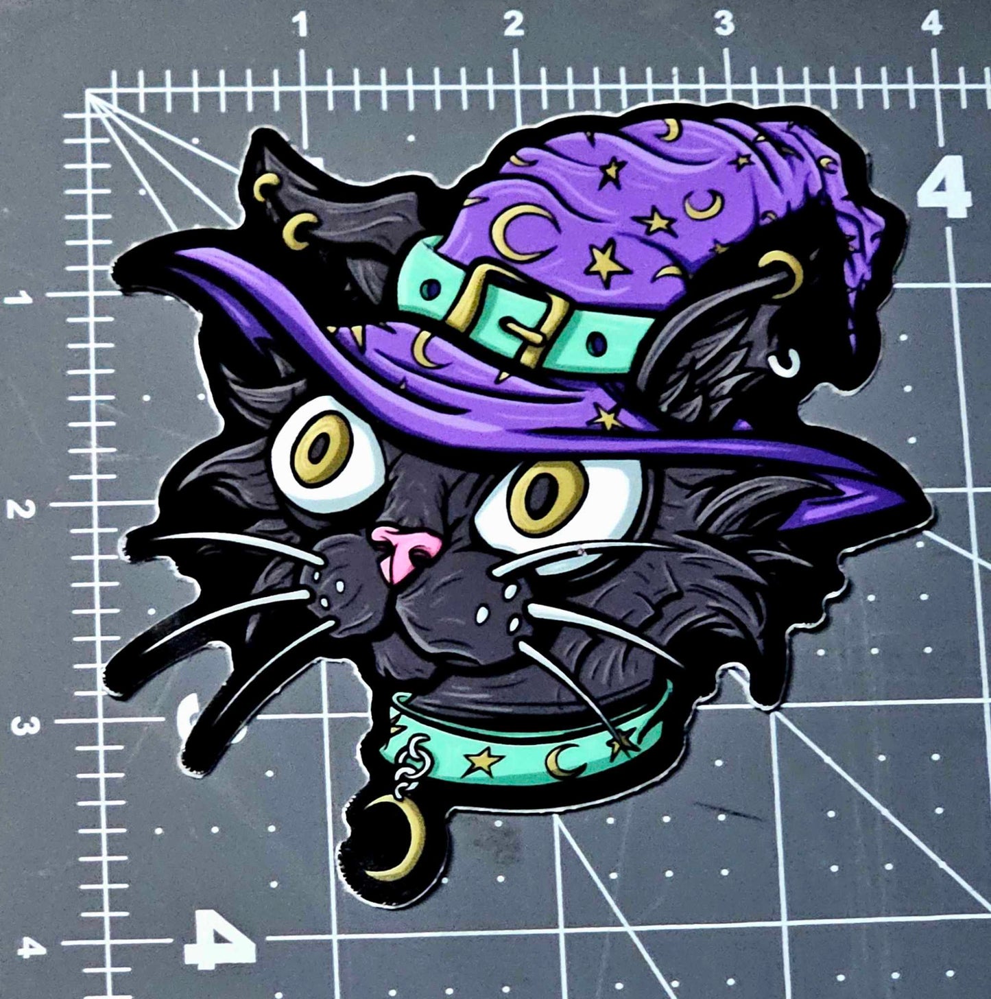 Witch Cat Sticker